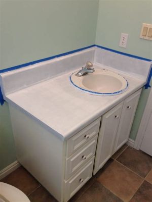 How to Paint Bathroom Countertop: A Journey Through Colors and Chaos