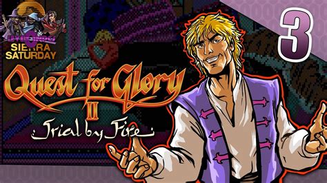 Quest for Glory II: Trial by Fire, an isometric fantasy adventure RPG featuring engaging quests and witty dialogue!