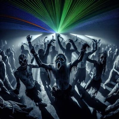 Zombie Rave Party: A Groovy Symphony of Brains and Beats!